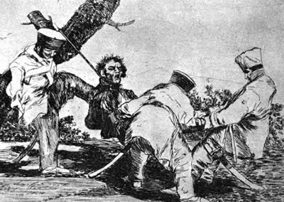 Por qué?, grabado nº 32 de Los Desastres de la Guerra (1810-15), de Goya "Il.lustració"